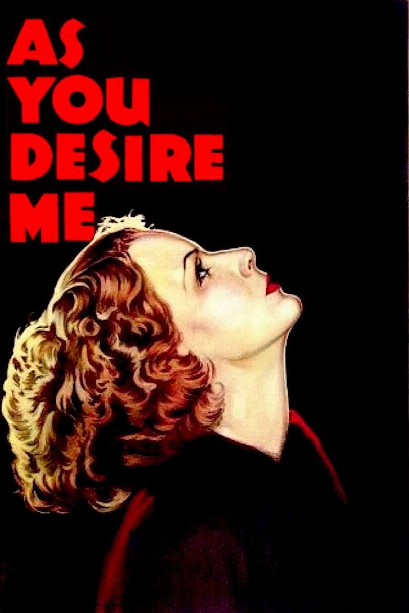 Постер As You Desire Me